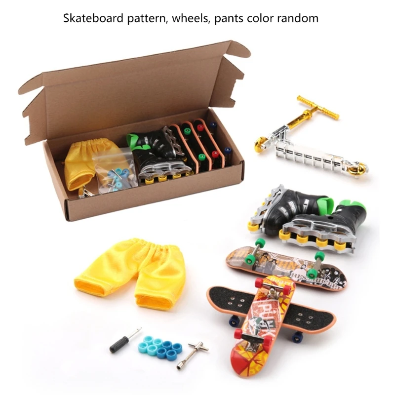 

SkateBoard Fingerboard Toy Professional Stents Fingers Skate Set Novelty Childre