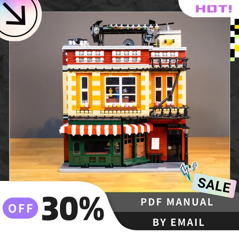 [4294PCS] Customized MOC Central Perk Creative Building Blocks Set STEM Educational Toys Construction Model Kit Birthday Gifts