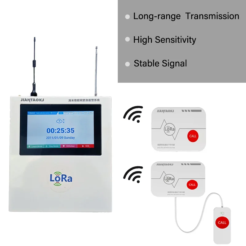 Wireless Patient Emergency Call Touch Screen Wireless Nurse Calling System for Hospital Clinic Nurse Home