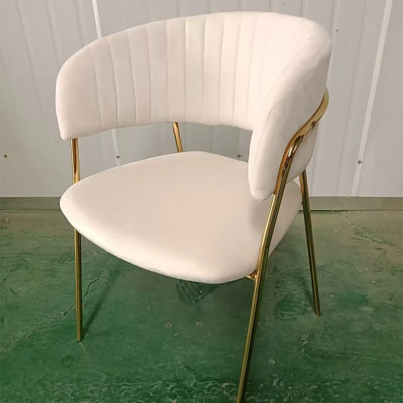 

Light luxury leisure backrest chair dessert milk beauty salon manicure reception negotiation chair