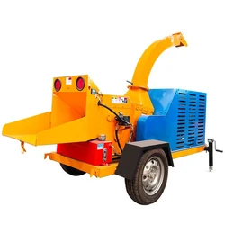 Model HY-6130 Wood Shredder Garden Tree Wood Shredder Mobile Branch Shredder Multi-functional Small Shredder