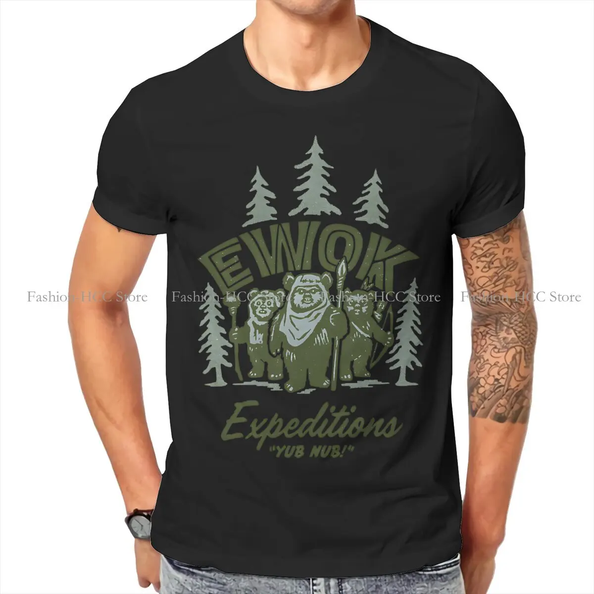 Smokey The Bear Ewok Endor T Shirt Classic Teenager Gothic High Quality Tshirt Oversized O-Neck Short Sleeve