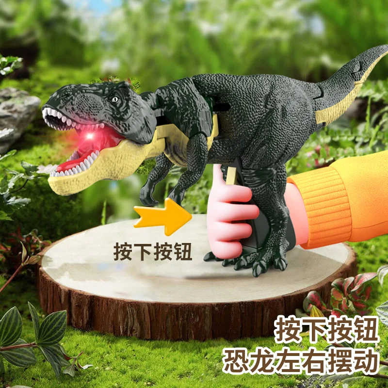 

Children Decompression Dinosaur Toy Creative Hand-operated Telescopic Spring Swing Dinosaur Fidget Toys Christmas Gifts for Kids