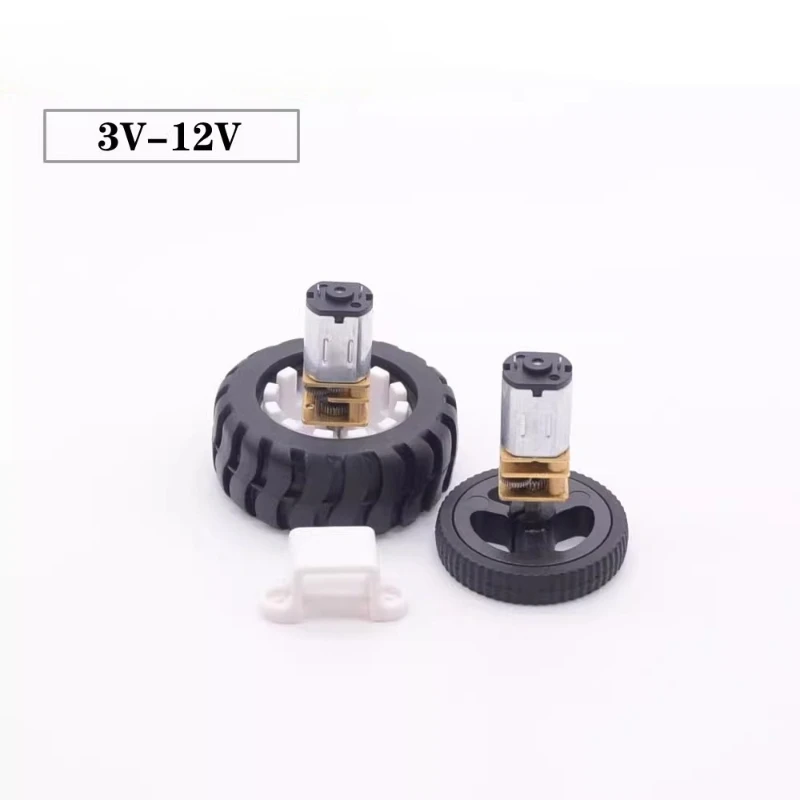 1 Uds GA12-N20 soporte de fijación de rueda de motor de desaceleración 3V6V12V accesorios de robot de coche inteligente de baja velocidad