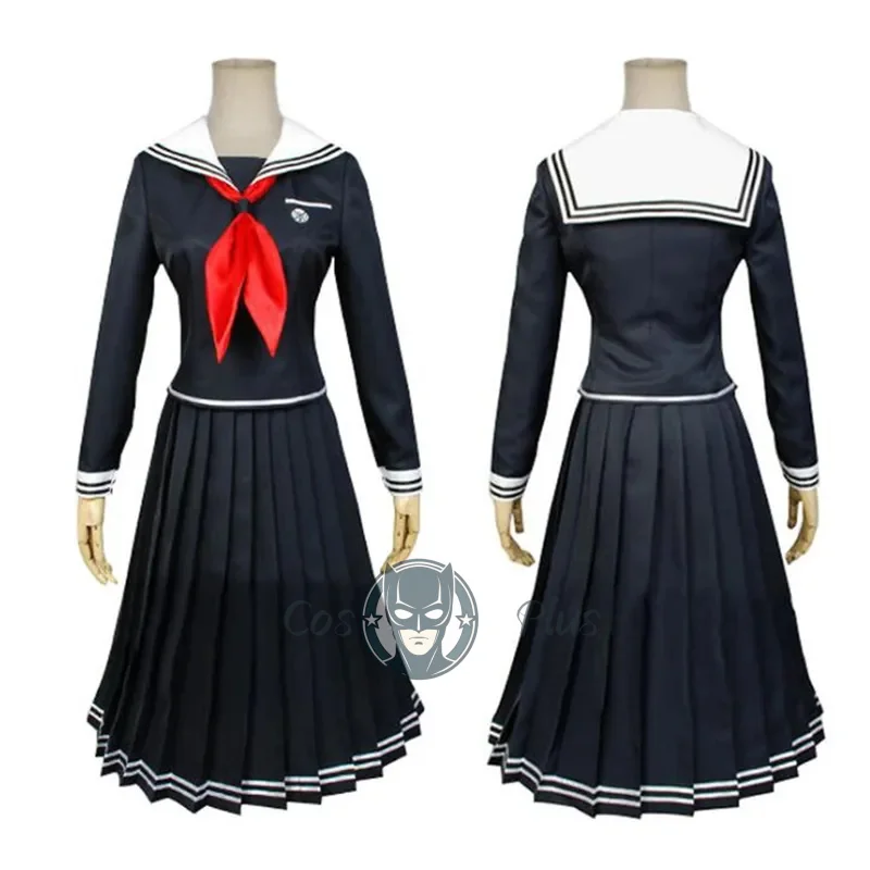 أزياء DokiDoki-R Game Danganronpa التأثيرية Fukawa Toko أزياء النساء للهالوين الأزرق Danganronpa: أزياء الخراب السعيدة التأثيرية #2