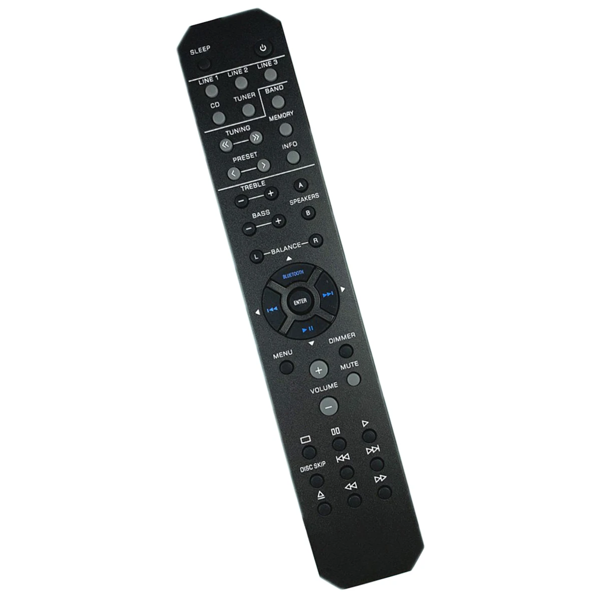 New Remote Control For Yamaha R-S202 R-S202BL R-S202D RAS13 Stereo Receiver