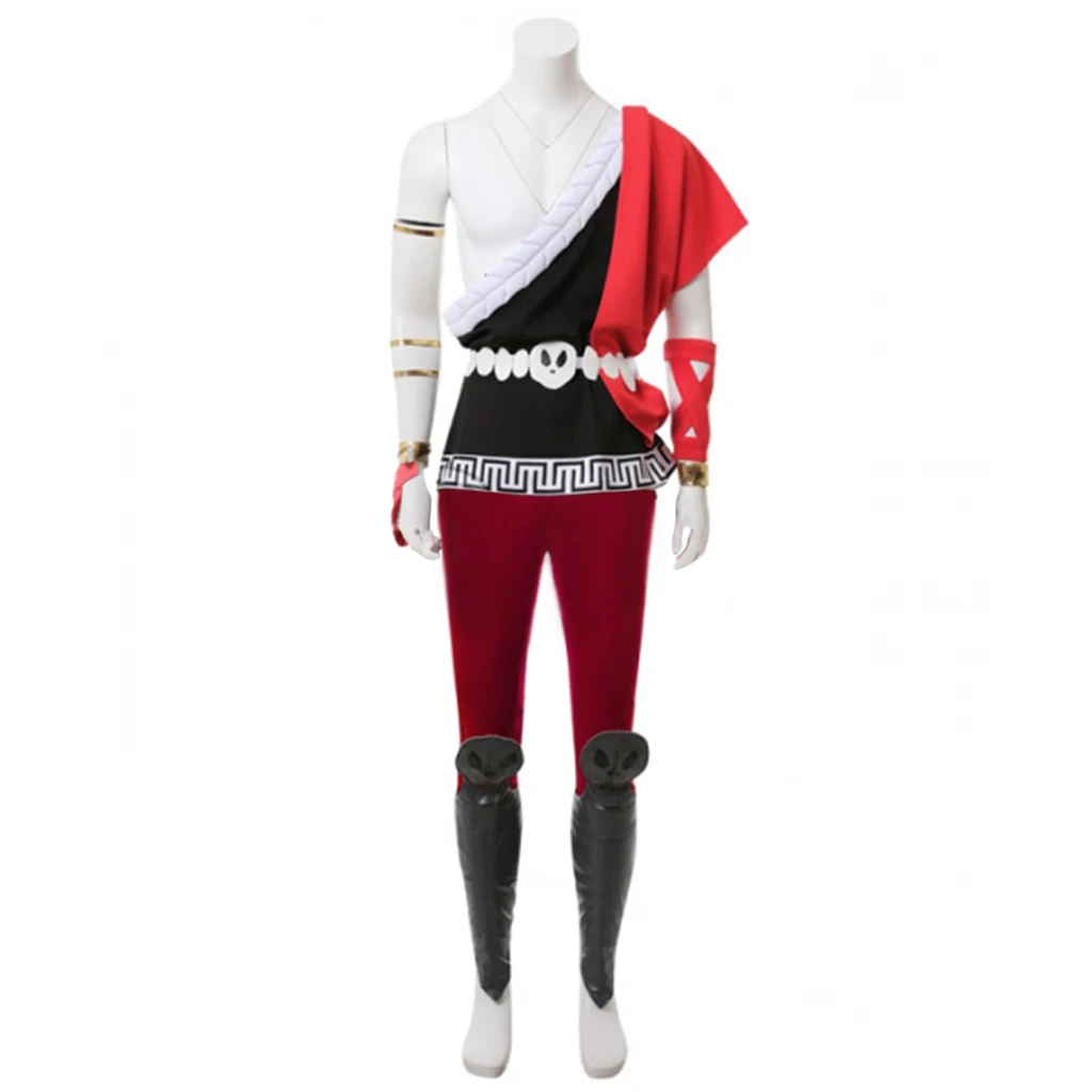 男性用アクセサリー付きコスプレ衣装,トップスとパンツ,ハロウィーンとカーニバルの衣装,ゲームゼロ