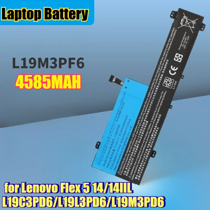 

Аккумулятор для ноутбука Lenovo Flex 5 14/14IIL, 4585 мАч, Li-ion, L19C3PD6/L19L3PD6/L19M3PD6, сменный, источник питания