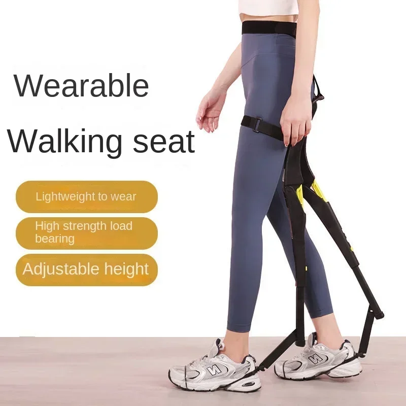 Invisible Seat Sports Wearable Chair Exoskeleton Human Body Maza Power Fishing Lightweight Comfortable Stool