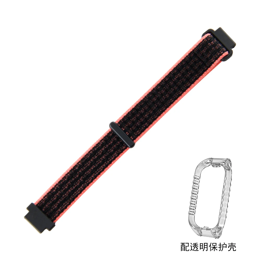 

Nylon Watch Strap with Protective Case For Redmi Band 2 Quick Release Skin-friendly Replacement Adjustable Sport Smart Watchband