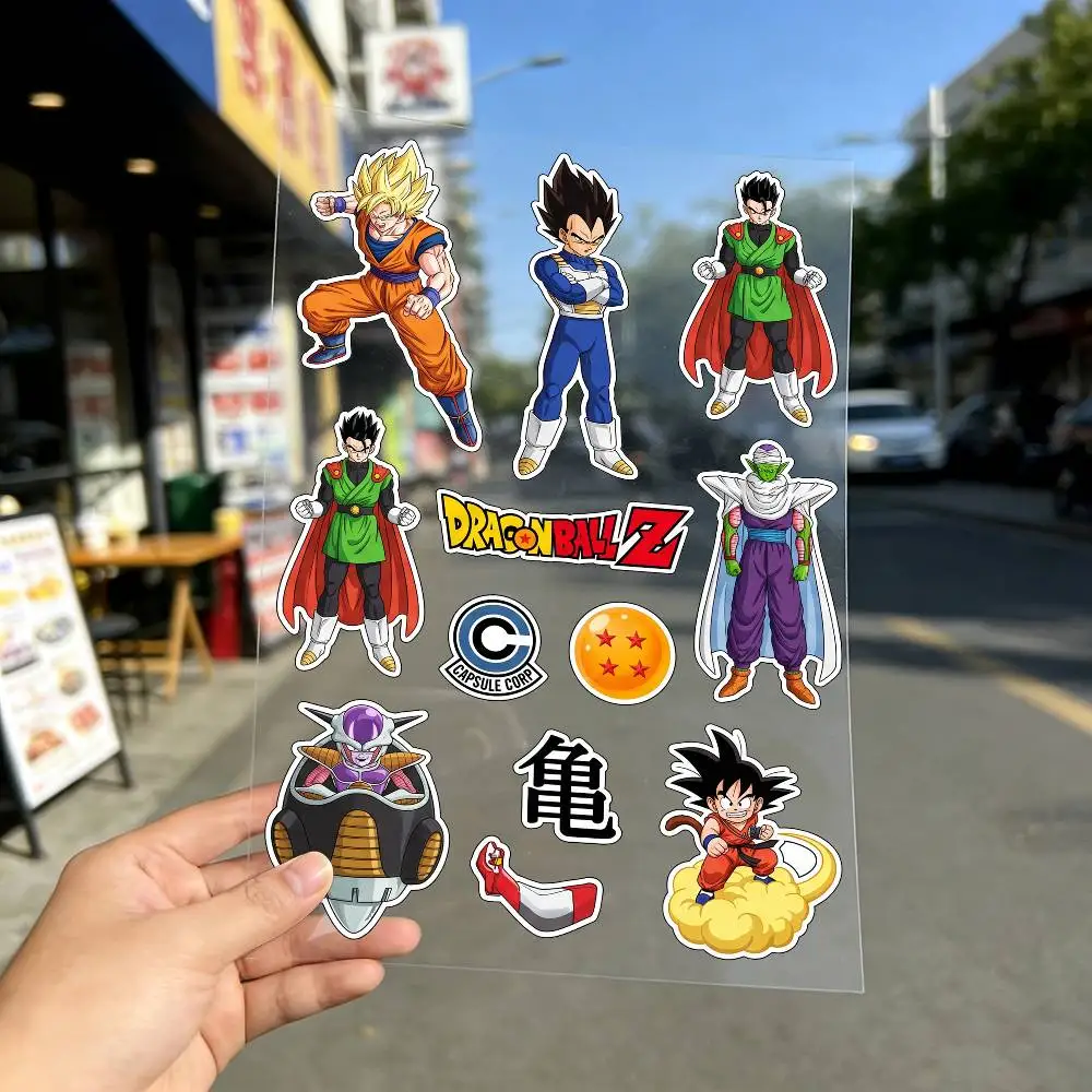 DRAGON BALL Fashion Universal Scratch Resist Reflective Waterproof Stickers For Auto Motorcycle Helmet Mug Refrigerator