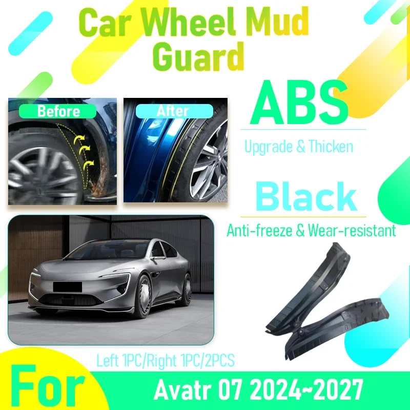 

Car Mudguard For Avatr 07 2024 2025 2026 2027 Antifreeze Mud Guard Fender Flare Mudflap Baffle Left Right Wheel Auto Accessories