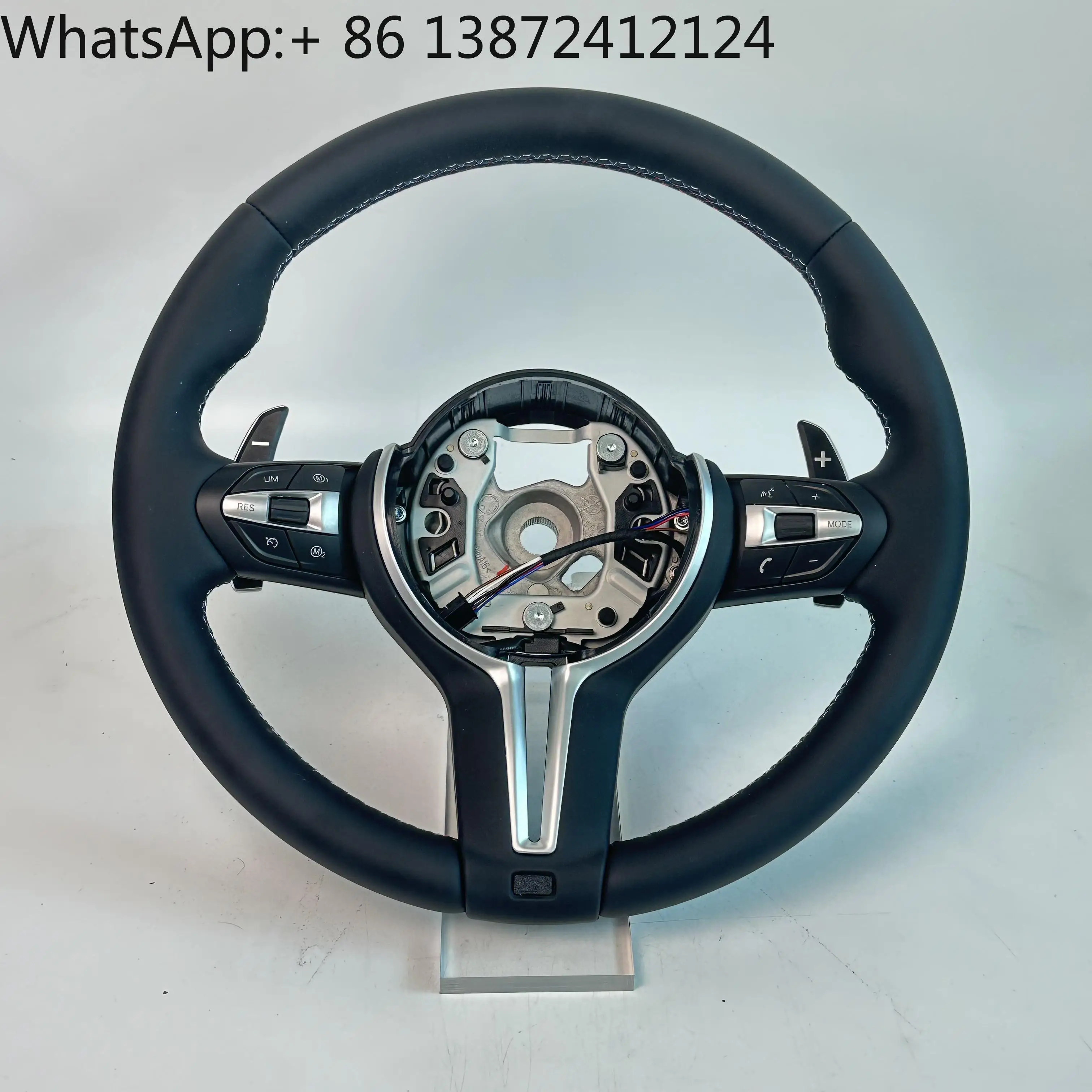 

For BMW E60 E70 E71 F10 F06 F12 F13 F15 F16 F20 F22 F30 F31 F32 F33 F36 Full Leather Steering Wheel Old Model Upgrade New Model