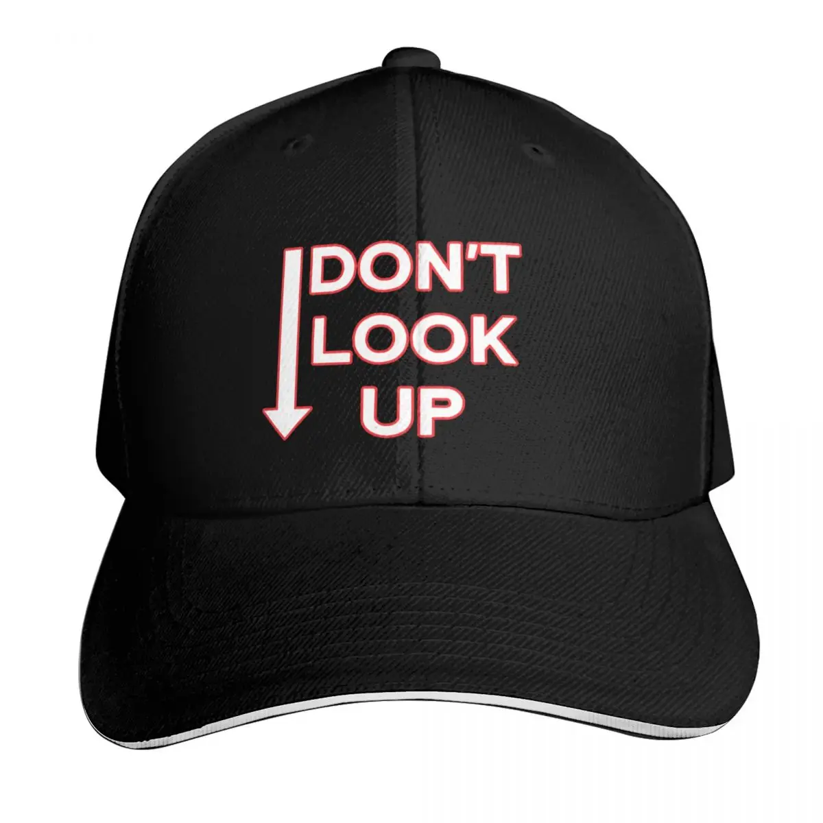 

Don't look up Baseball Cap dad hat Snap Back Hat black Fishing cap Golf Wear Men Women's