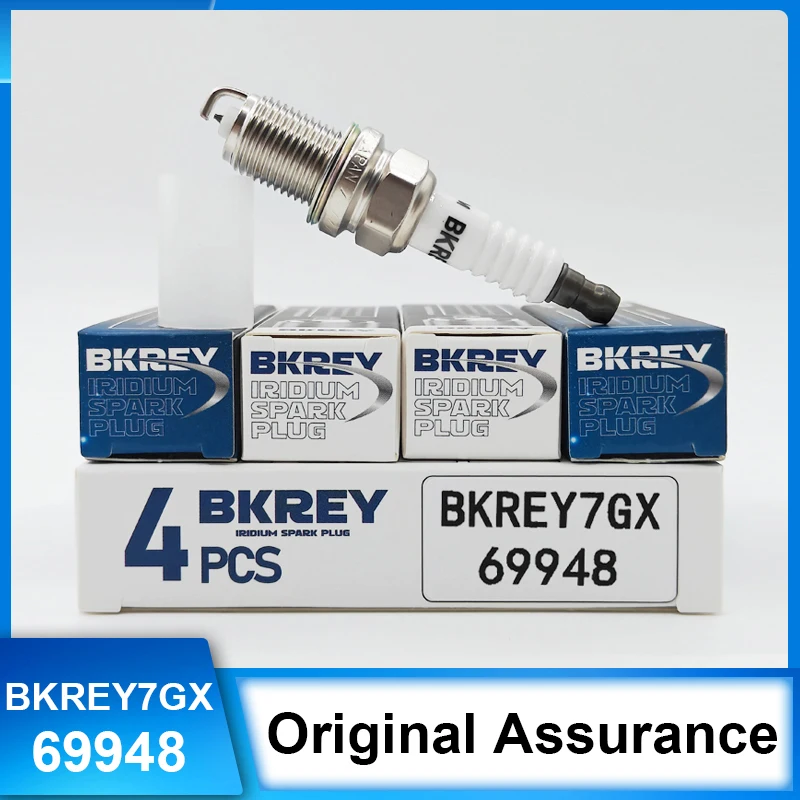 4/20pcs BKR6E 6962 Iridium Spark Plugs For BYD Chery A1 A3 A5 E3 M7 Rely X5 Riich Tiggo Cowin Bora Jetta For BKREY7GX 69948