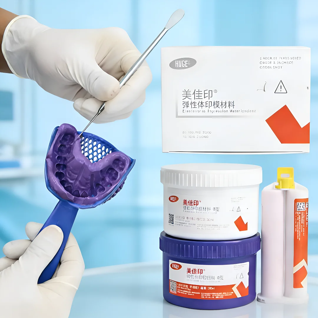 

Dental Silicone Rubber Impression Material Heavy and Light Body Hand Adjustable Elastic Impression Putty