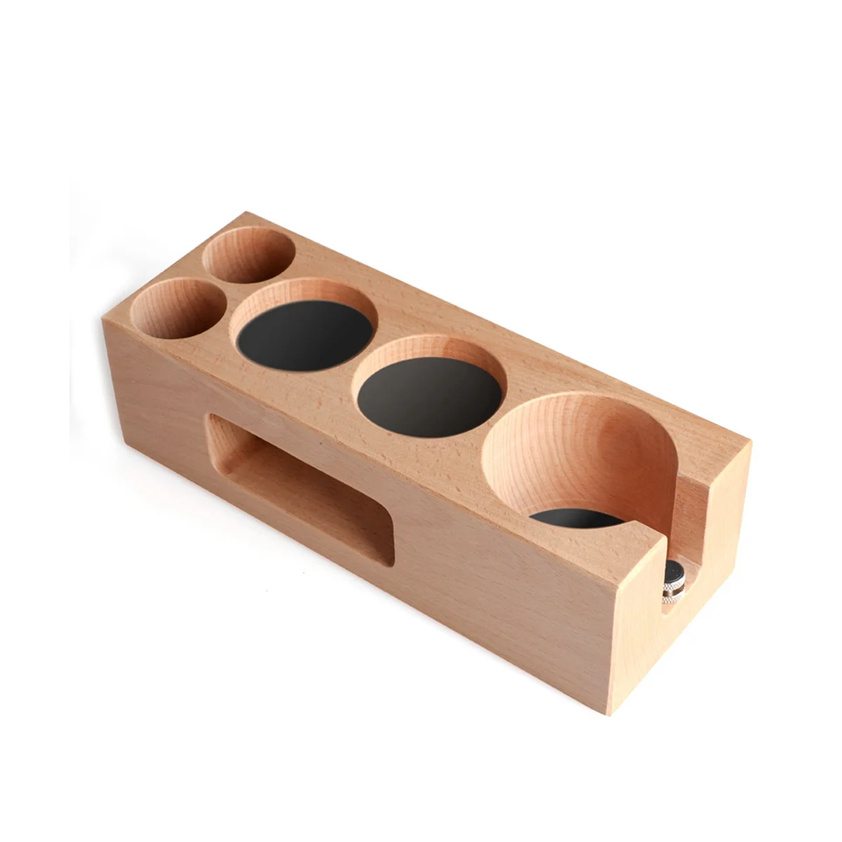 

58mm Coffee Stirrer Holder Wooden Filler Support Base Espresso Stirrer Pad Filter Holder Barista Coffee Accessories