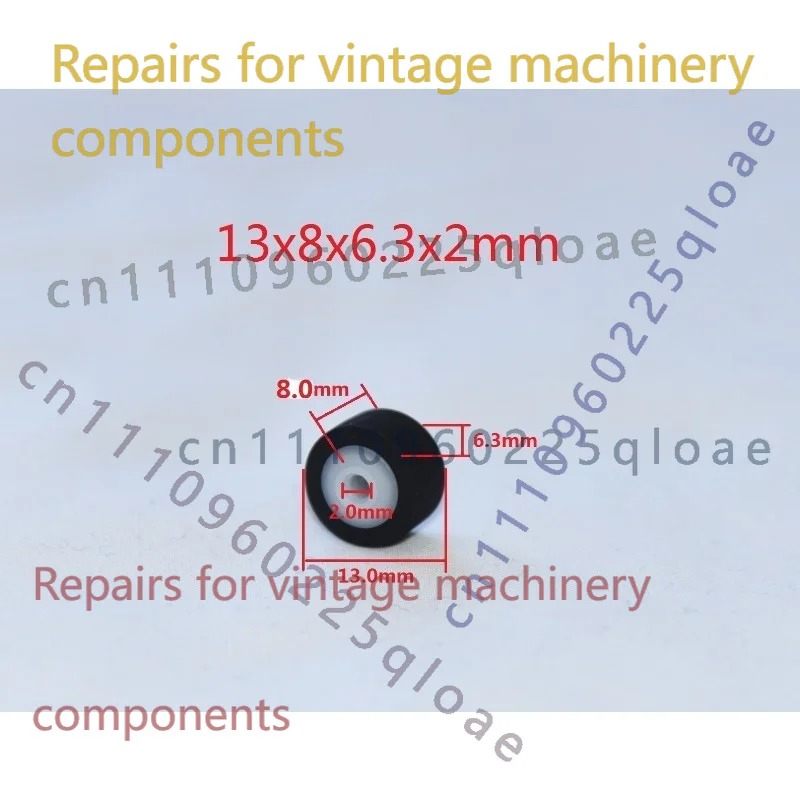FOR Most Sony Cassette Decks & Boombox 1PCS Rubber Pinch Roller Size 13x8x6.3x2mm Replacement Repair Spare Part