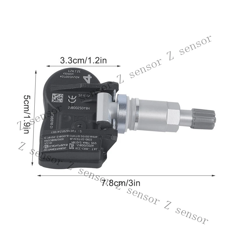 AAA+ 4X Pre-Programmed TPMS Tire Pressure Sensor For Nissan Qashqai MK2 J11 2014-2017