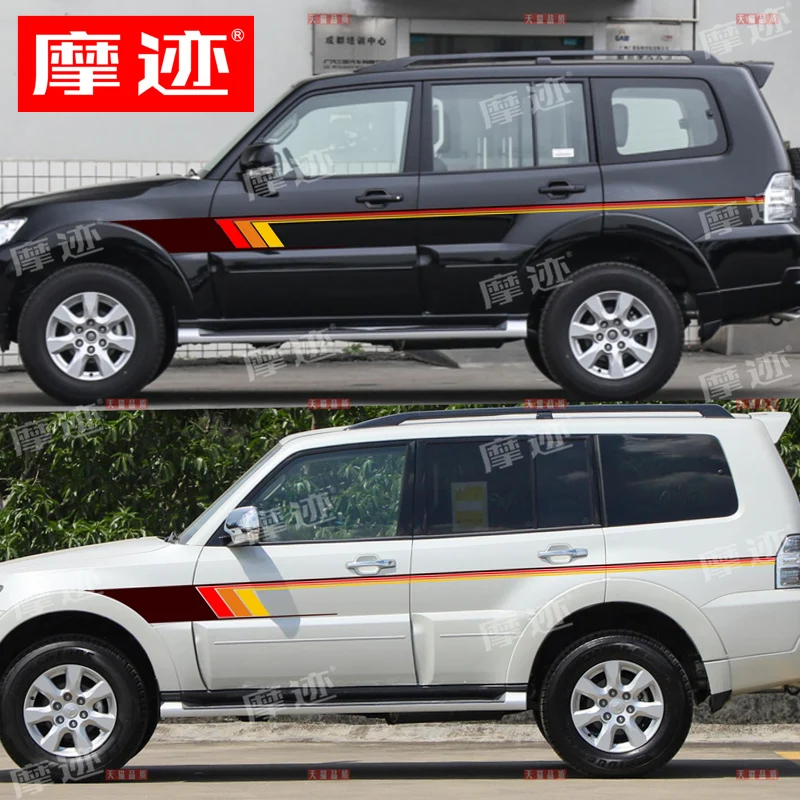 

New custom car stickers FOR Diamond Pajero V97 V93 body appearance modified sports decal film accessories