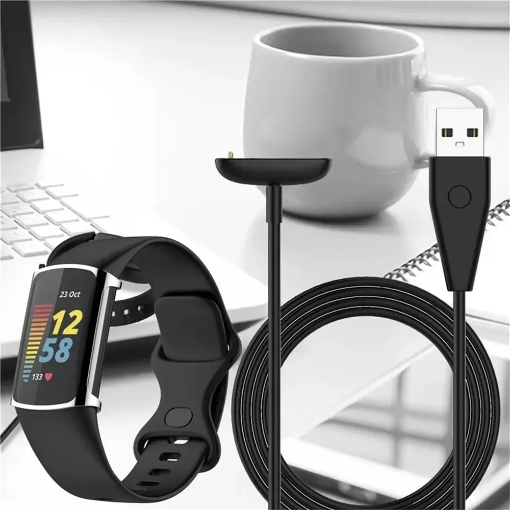 100cm/50cm USB Charger For Fitbit Charge 5 Charging Cable For Fitbit Luxe USB Charging Charger Dock With Reset Function