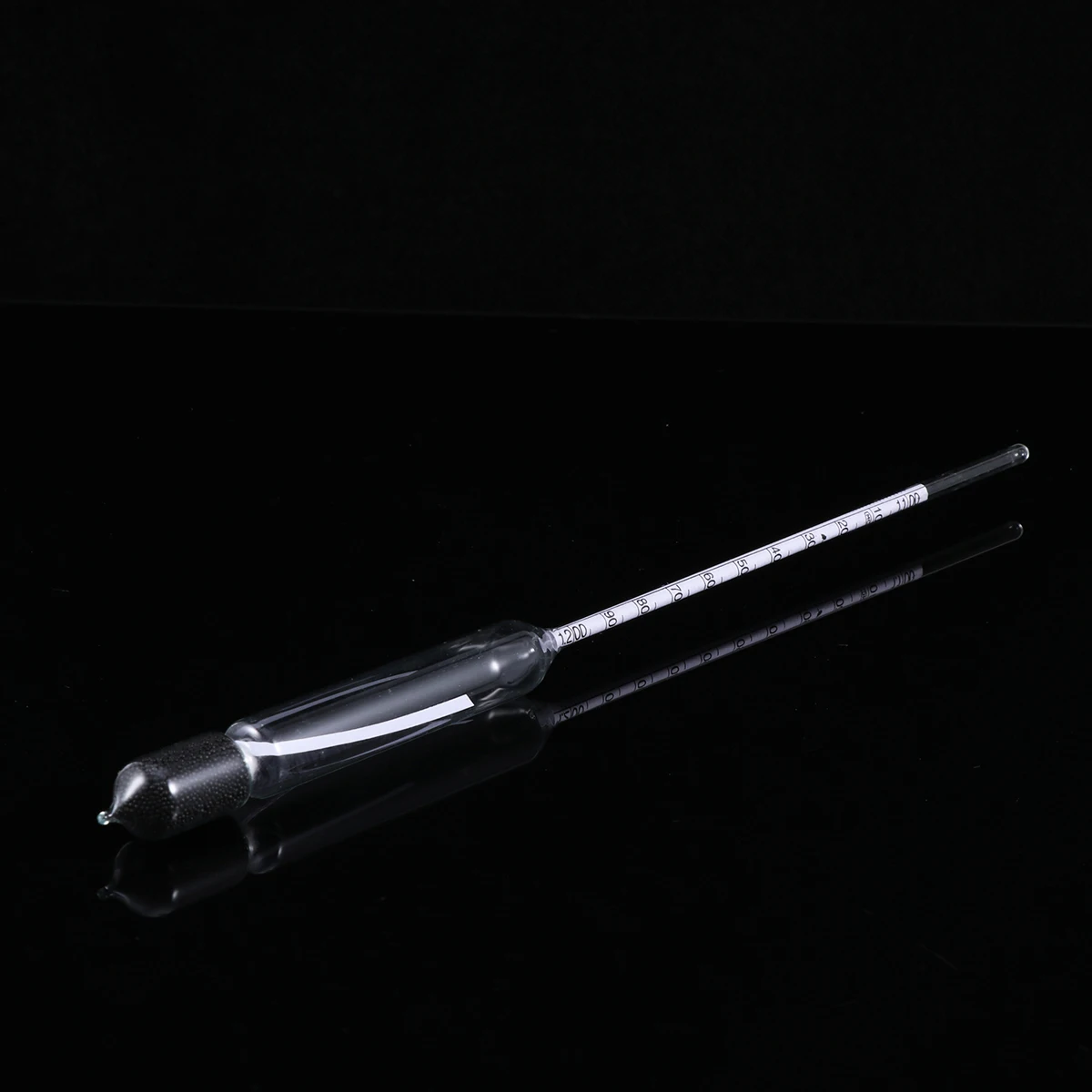 

2pcs Glass Densitometer Hydrometer For Aquarium Fish Tank Floating Water Testing Meter With Temperature Measurement