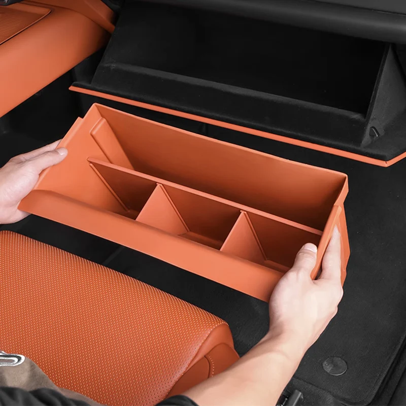 For Leading Ideal LiXiang L7 L8 L9 2022 2023 2024 Passenger Seat Glove Box Silicone Pad Mat Modification Accessories