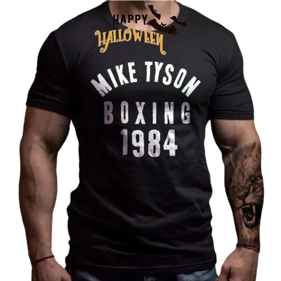 

Mike Tyson T-Shirt Boxing Club Design Summer Cotton O-Neck Short Sleeve Men's T Shirt New Size S-3XL