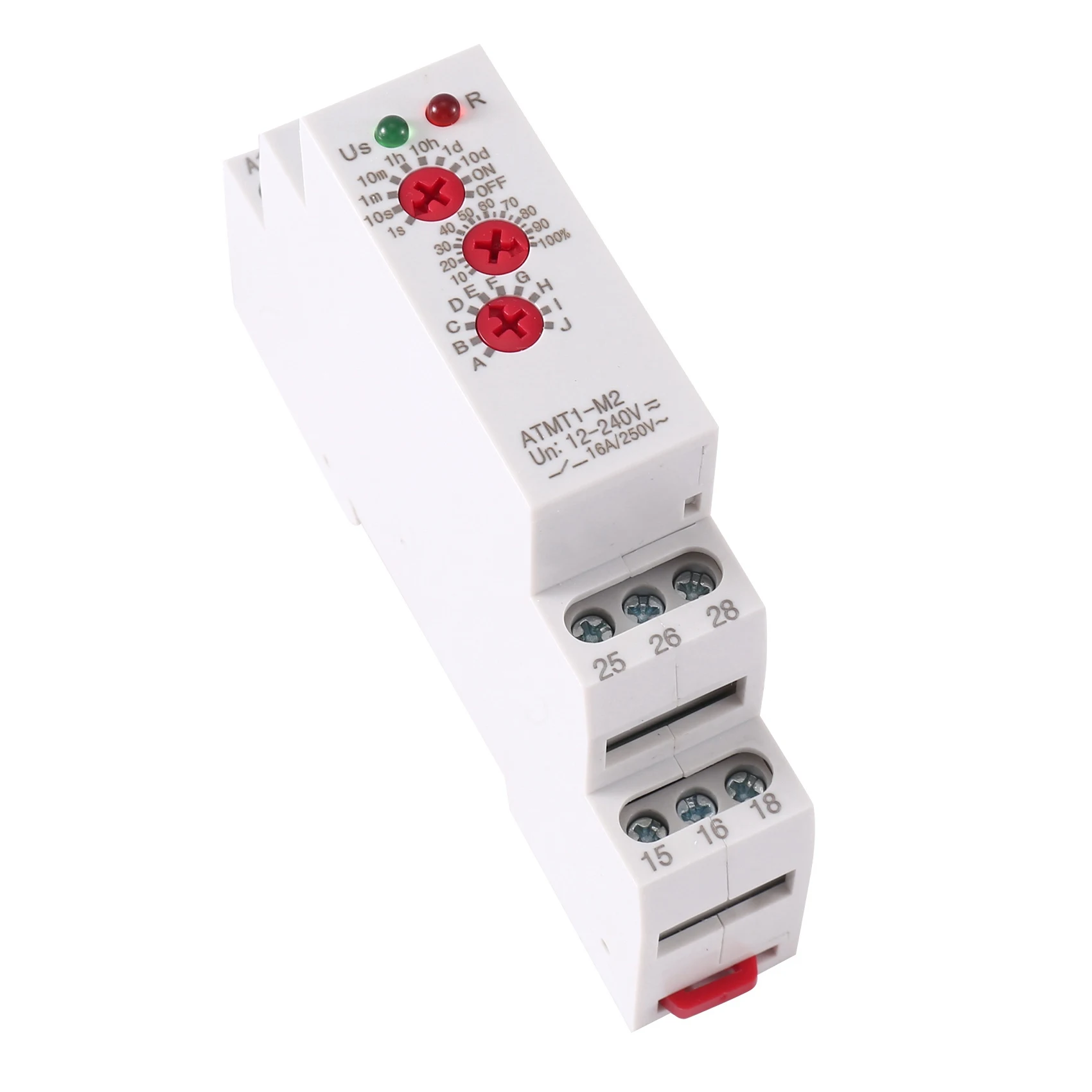 【LIMITED TIME DISCOUNT】2X 12-240VAC/DC Din Rail Type Time Delay Relay 16A/250VAC Multifunction Timer Relay With 10 Function Choi