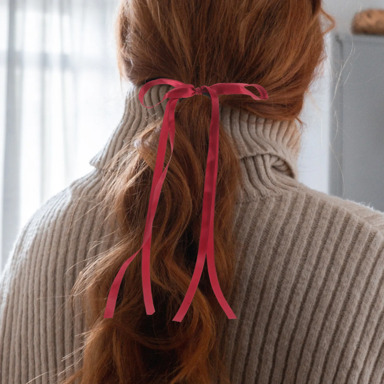 Elastic Hair Scrunchies Bow Bowknot Accessories Bows for Ropes Bands Ties