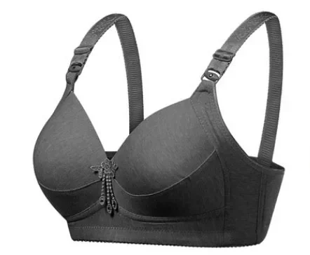Biustonosz Duży biust Bralette 75 80 85 90 95 100 105 B C D E Cup Bawełniany wyściełany Push Up Seksowna koronkowa bielizna Top Cotton Bh Wire Free C08