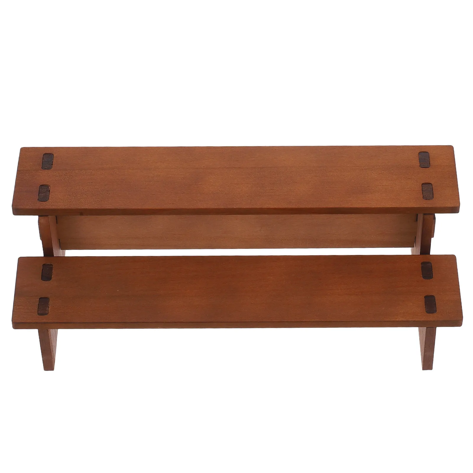 Wooden Tiered Display Stand Retro Cupcake Dessert Cake Jewelry Holder Sturdy Multi Purpose Retail Rack