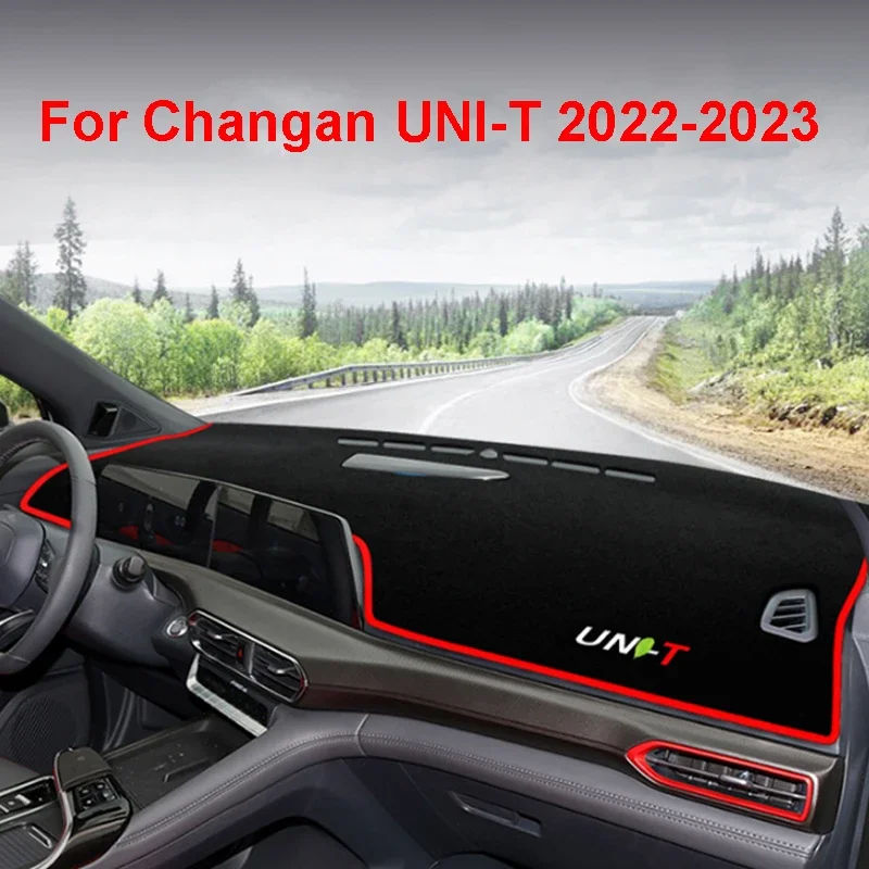 

Car Dashboard Light-proof Mat For Changan UNI-T UNI T 2022 2023 Accessories Car Dash Cover Pad Sunshade Dashmat Carpet