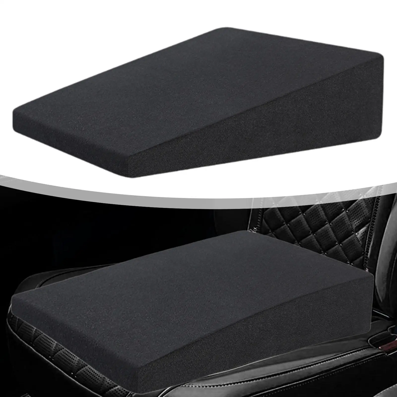 Car Seat Wedge Leveling Cushion Ergonomic Universal Seat Pad Angle Adjuster