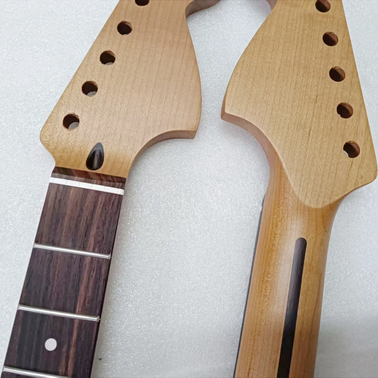 24 Inch Scale Length Big Head Neck Roasted Maple Rosewood Fretboard 610mm Guitar Neck