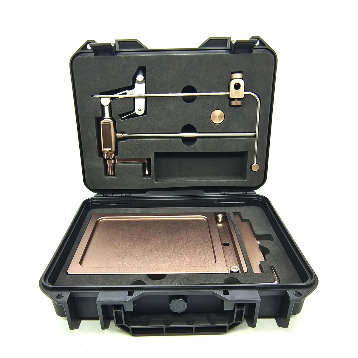 New Desktop Fly Tie Pliers 360 Degree Rotary Wire Winding Machine Binding and Stringing Tool