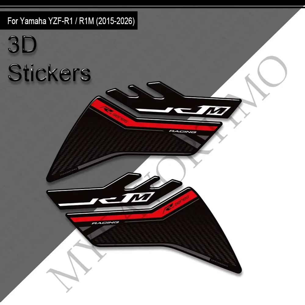 Motorcycle Tank pad Tankpad Fuel Oil kit stcikers decals protection  For Yamaha YZF-R1 YZF-R1M 2015-2026 YZFR1 YZFR1M YZF R1 R1M