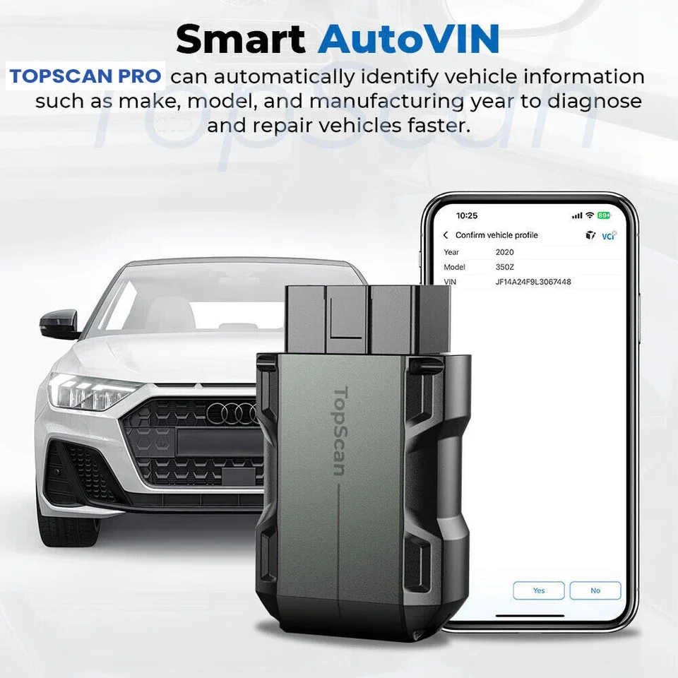 TOPDON TopScan Pro Bluetooth OBD2 Scanner Full System Diagnostic Tool with 13 Reset Services and Bidirectional Control for iOS/Android view 5