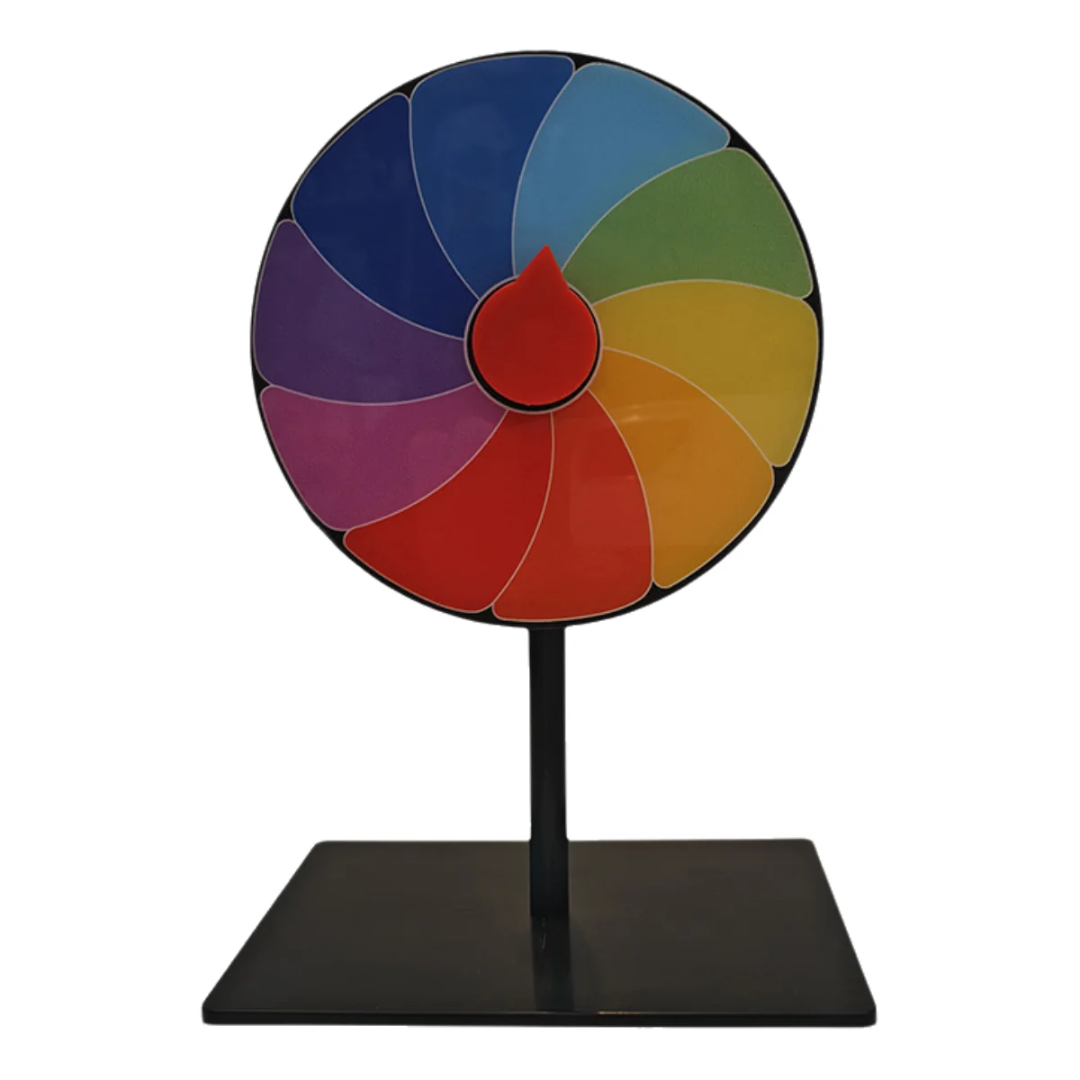 Value Pack Dry Erase Spin Wheel Game, Color Set, Heavy Duty Roulette Wheel.