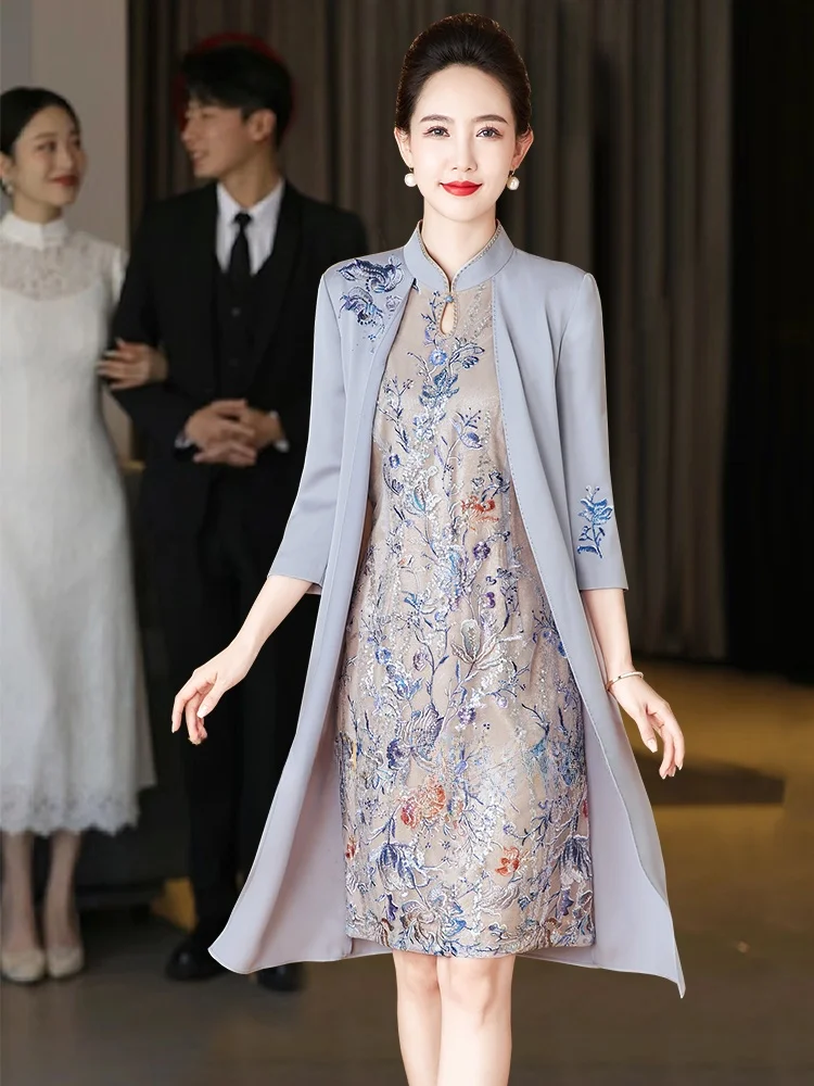 

Ele Reformed Dr Fake Two-Piece Set Young Ladylike Personali Ball Gown Suitable for Wedding And Banquet