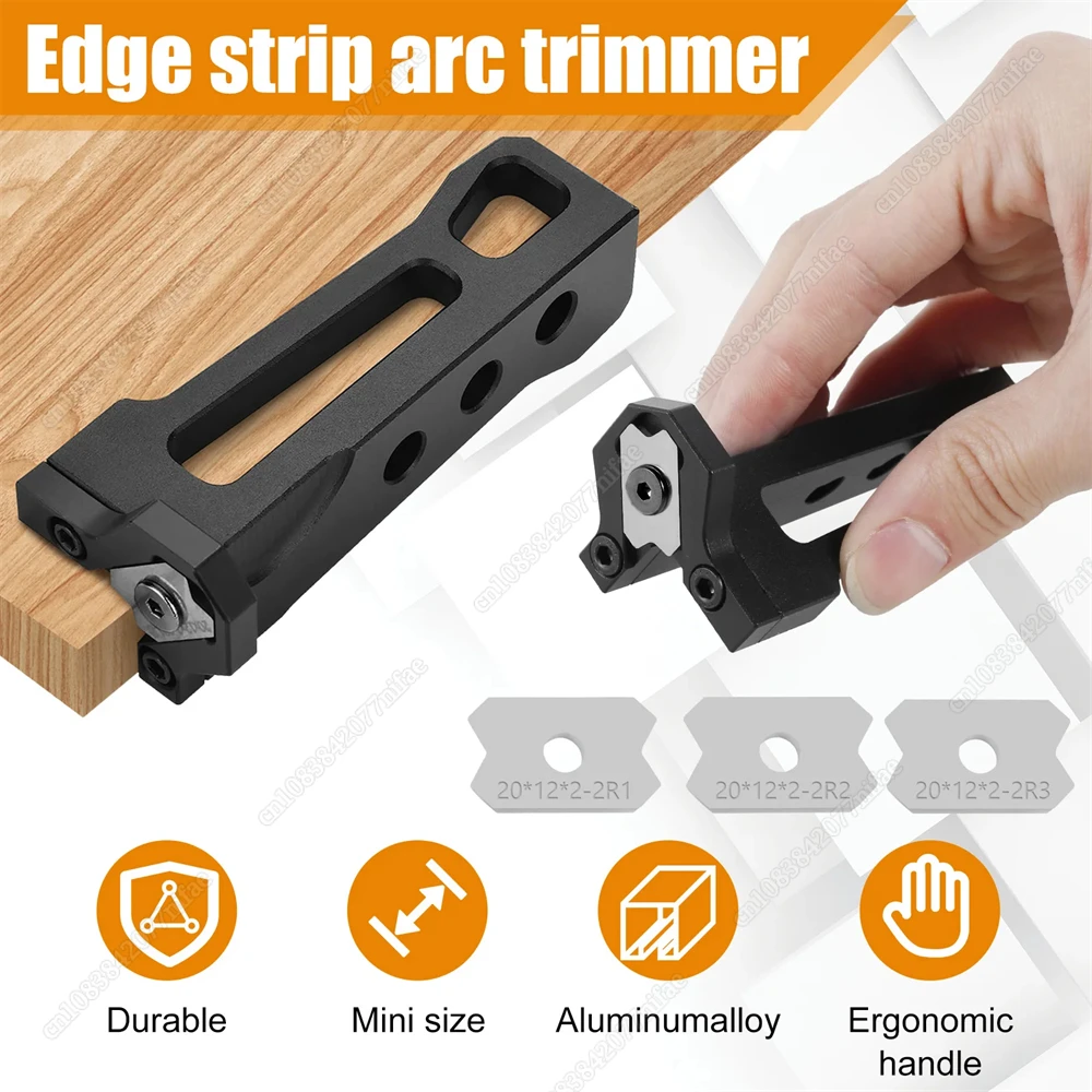 

Woodworking Blade Edge Corner Planer Manual Planer Wood Chamfering Fillet Scraper Board Deburring Tool Edge Banding Arc Trimmer