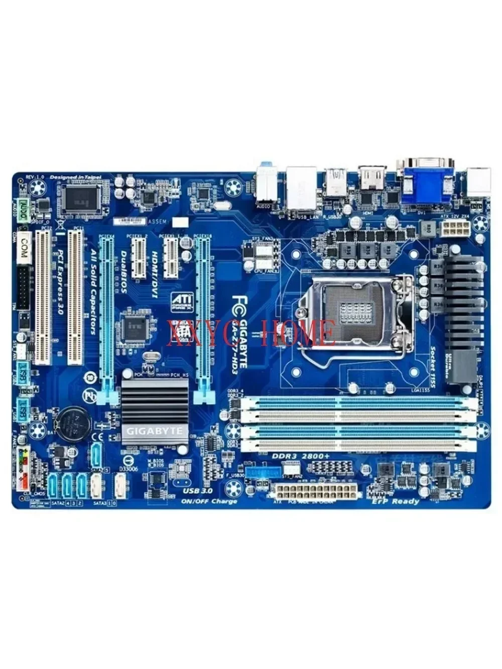 95% New Z77 Mainboard Gigabyte GA-Z77P-D3 1155 Mainboard Support 1230 V2 3470