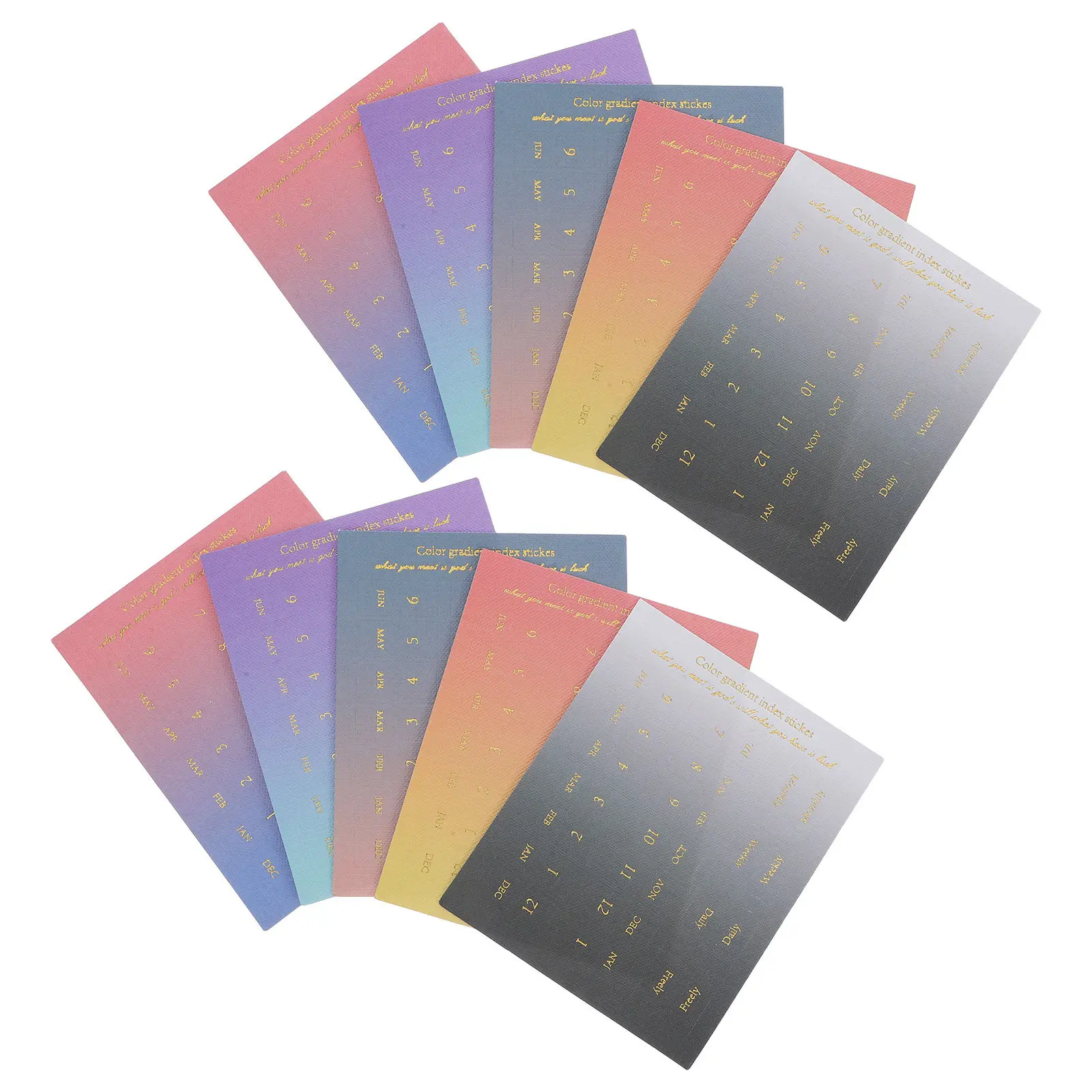 Monthly Organizer Labels Colorful Paper Sticky Tags for Planning Calendars Office School Supplies Monthly Plan Stickers
