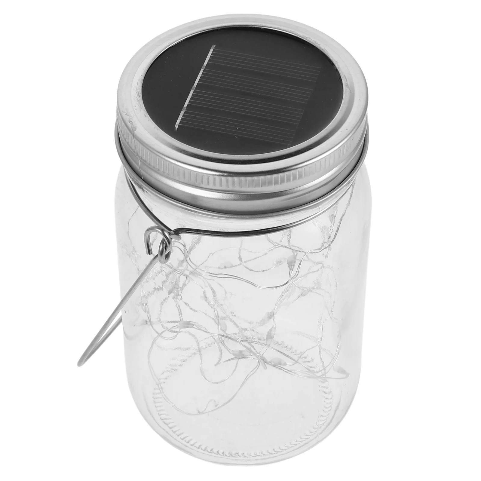 

1Pcs Creative Solar Lamp Delicate Glass Decorative String Light Bottle Light String Warm Decoration