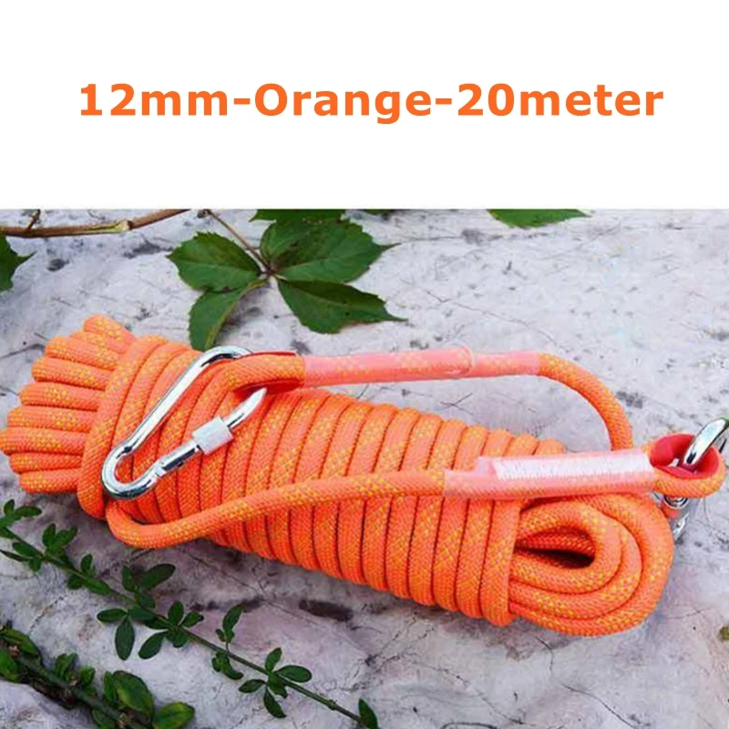 10M 20M En Plein Air Flottant Escalade Corde Auxiliaire Cordes 10mm 12mm Dia Haute Résistance Corde Corde De Sécurité de Randonnée Trekking Accessoires