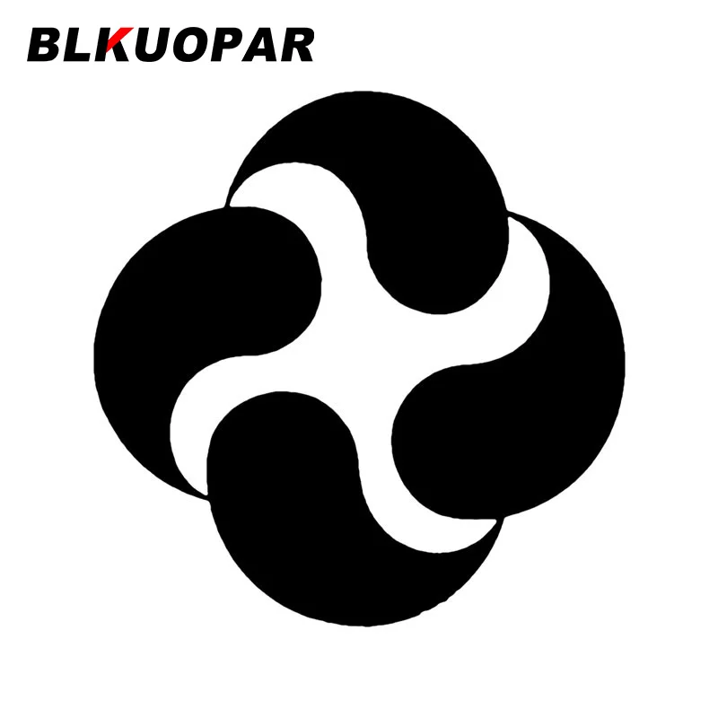 

BLKUOPAR Lauburu Funny Car Stickers Creative DIY Anime Die-cut Scratch-Proof Sunscreen Bumper Motorcycle Graphics Car Goods