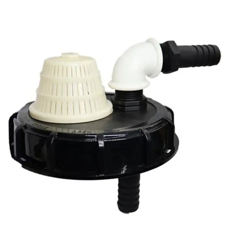 【CYBER MONDAY】For Pump Compatible Output IBC Tank Adapter Lid With Suction Set& Ventilation Tube For Water Tight Systems