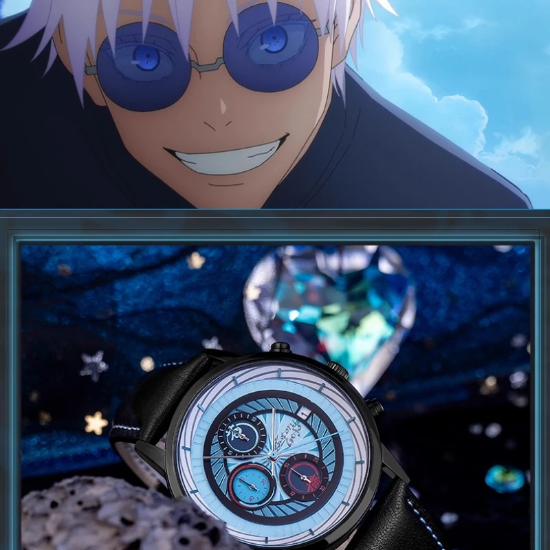 

Jujutsu Kaisen Satoru Gojo quartz Creative Waterproof Quartz Watch With Anime Dial Christmas Birthday Student Gift