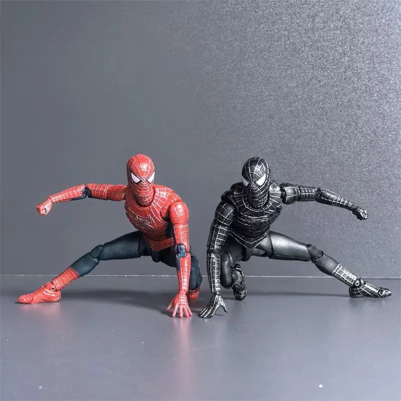 

Фигурка Человека-паука Marvel Black Battle Suit: Модель-игрушка «Без возврата» для коллекционеров, подарок на выпускной для фанатов