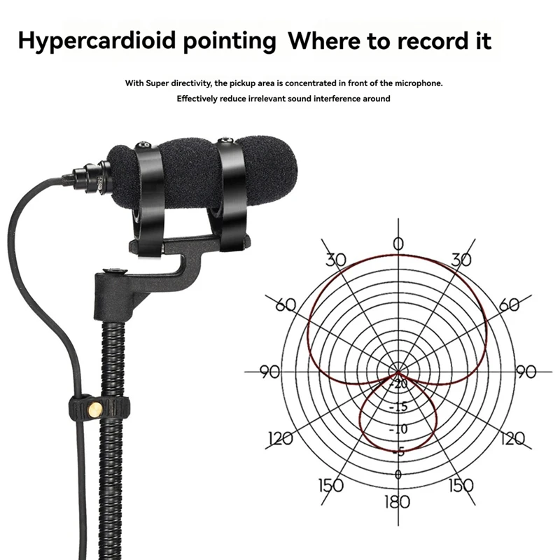 Проводной микрофон IM-22 для саксофона, скрипки, фортепиано, рупора, гиперкардиоидного мини-портативного саксофона